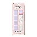 Dashing Diva Gloss Nail Strips - Gleam Queen | UV Free, Chip Resistant, Long Lasting Gel Nail Stickers | Contains 32 Nail Wraps, 1 Prep Pad, 1 Nail