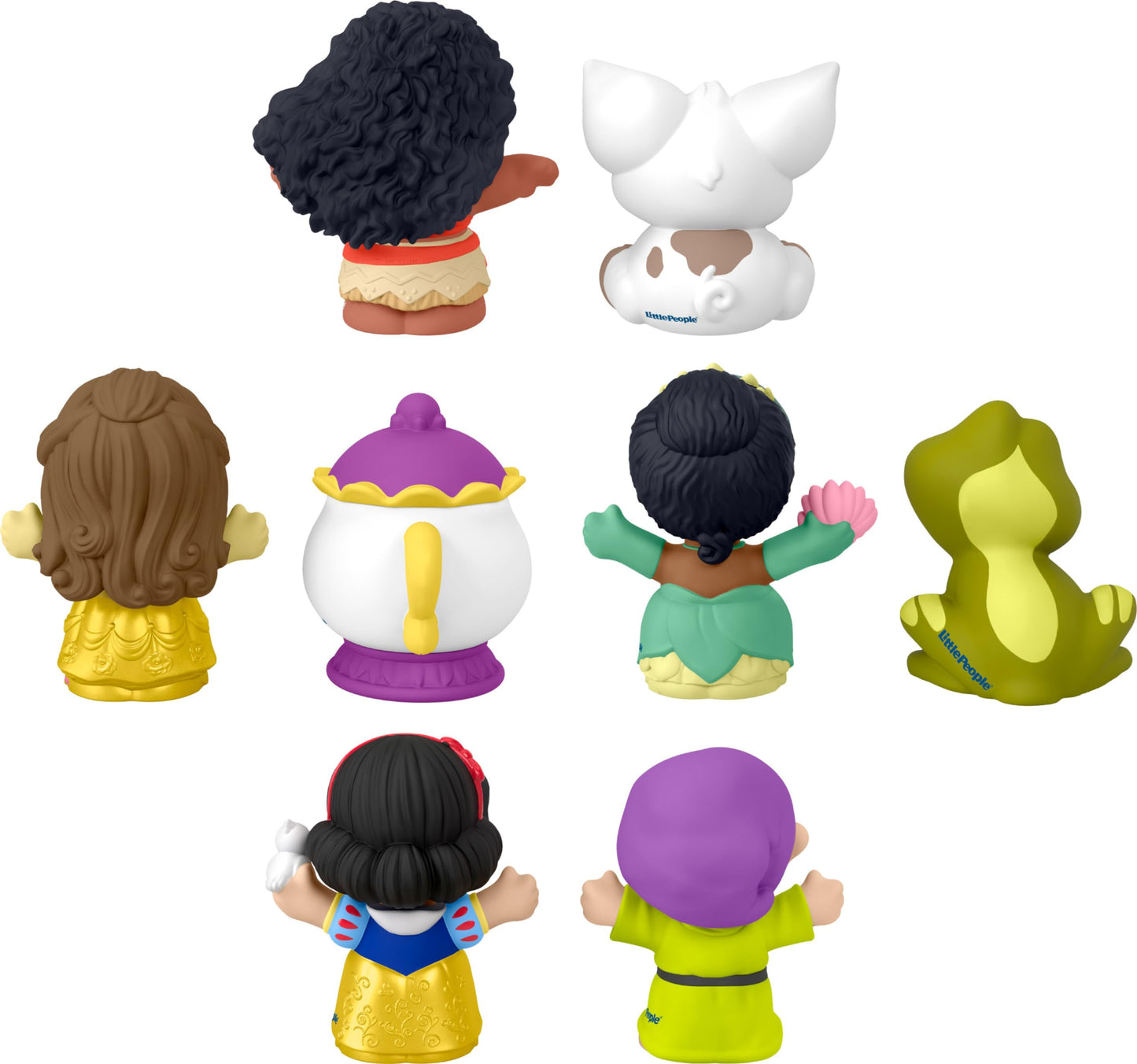 Fisher-Price Little People Disney Princess Story Duos – 8-Piece Toddler Figure Set for Pretend Play, Kids Ages 18M+