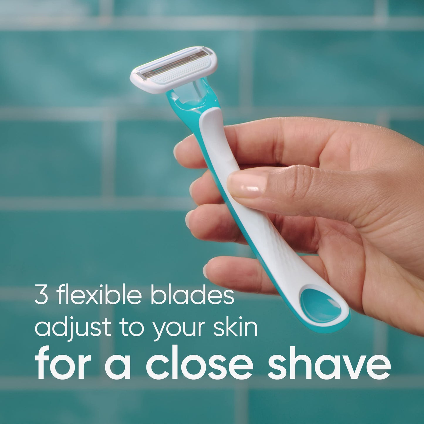 Gillette Venus Tropical Women's Disposable Razor, 3+1 Count, Womens Razors / Blades