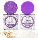 Solid Rice Protein Water Shampoo & Conditioner Hair Soap - Shampoo and Conditioner Bars For Hair With All Natural Plant Based Essential Oils And Zero
