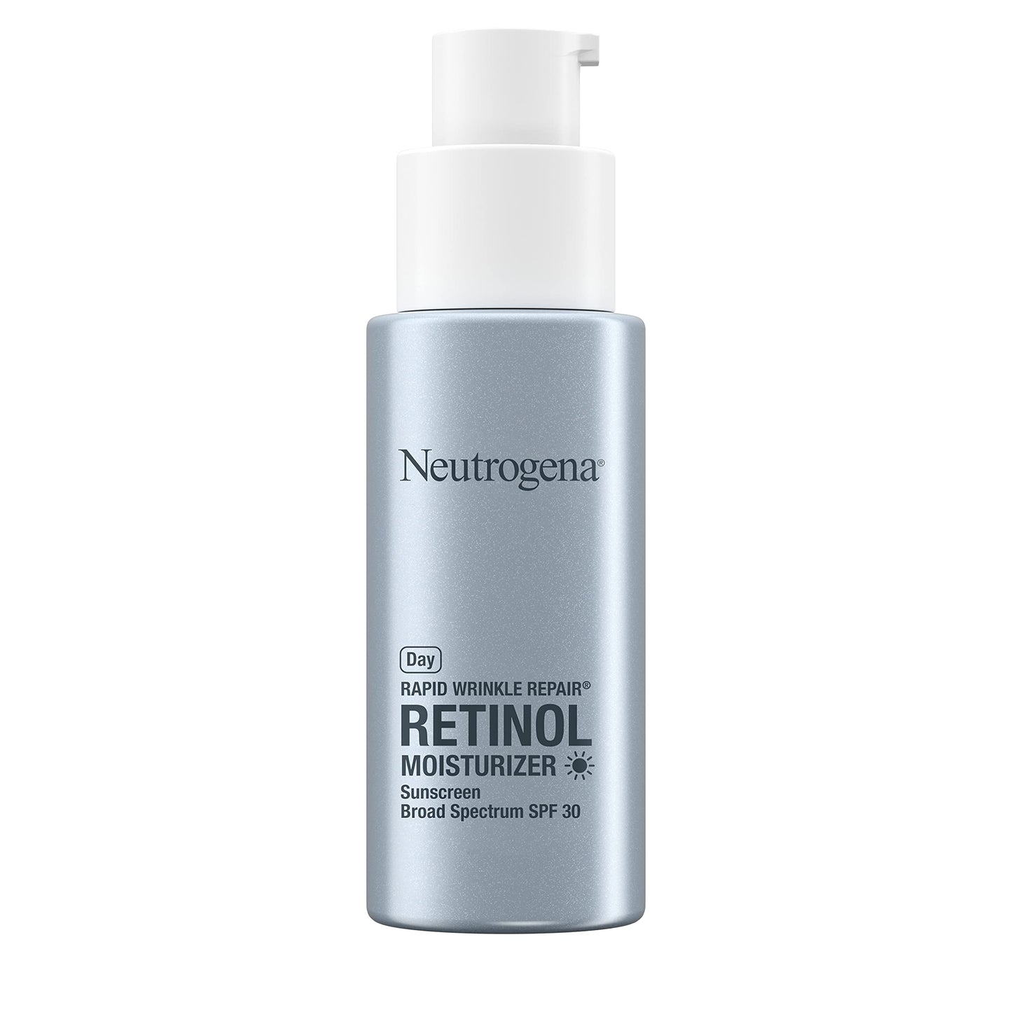 Neutrogena Rapid Wrinkle Repair Retinol Anti-Wrinkle Moisturizer with SPF 30 Sunscreen, Daily Anti-Wrinkle Face & Neck Retinol Cream with Hyaluronic