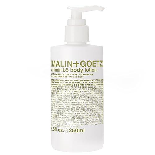 MALIN+GOETZ Vitamin B5 Body Lotion, Lightweight Daily Moisturizer with Avocado & Grapeseed Oils, Hydrating, Nourishing, Long-Lasting & Bergamot