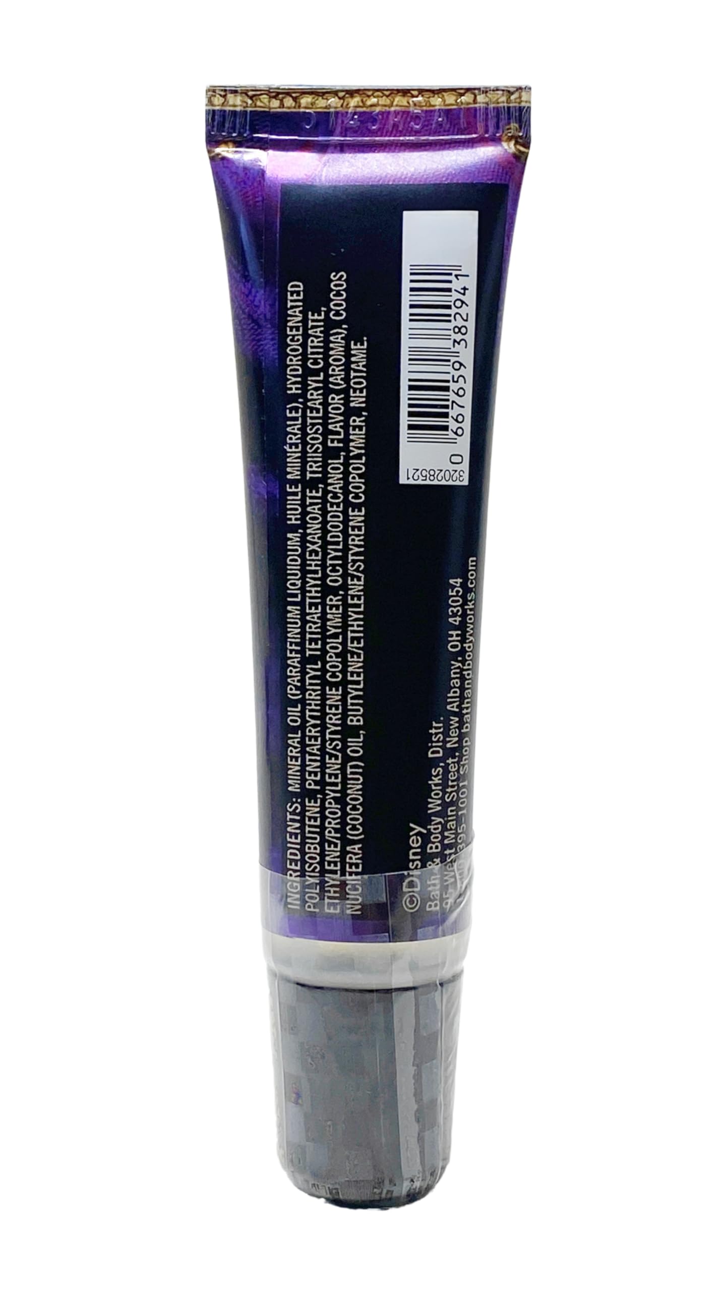 Bath & Body Works Disney Villains Collection Evil Queen 2 Pack Lip Gloss Bundle with a Natural Oats Sample Soap