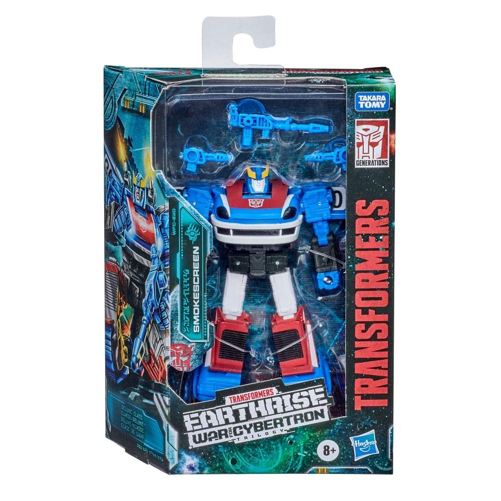 Transformers Toys Generations War for Cybertron: Earthrise Deluxe WFC-E20 Smokescreen Action Figure - Kids Ages 8 and Up, 5.5-inch