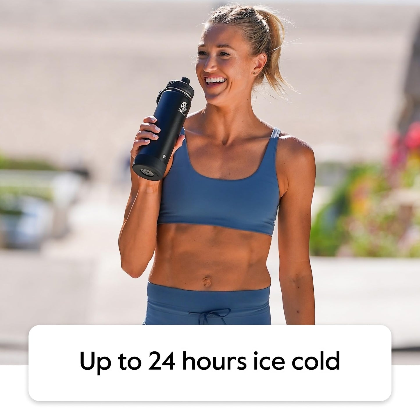 Takeya Actives Water Bottle with Spout Lid - Bottle with Double Stainless Steel Insulation - Dishwasher Safe & BPA-Free - Bottle with Spout Lid…