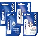 Labello 2x Classic Care, 2x Med Protection Lip Balm Bundle