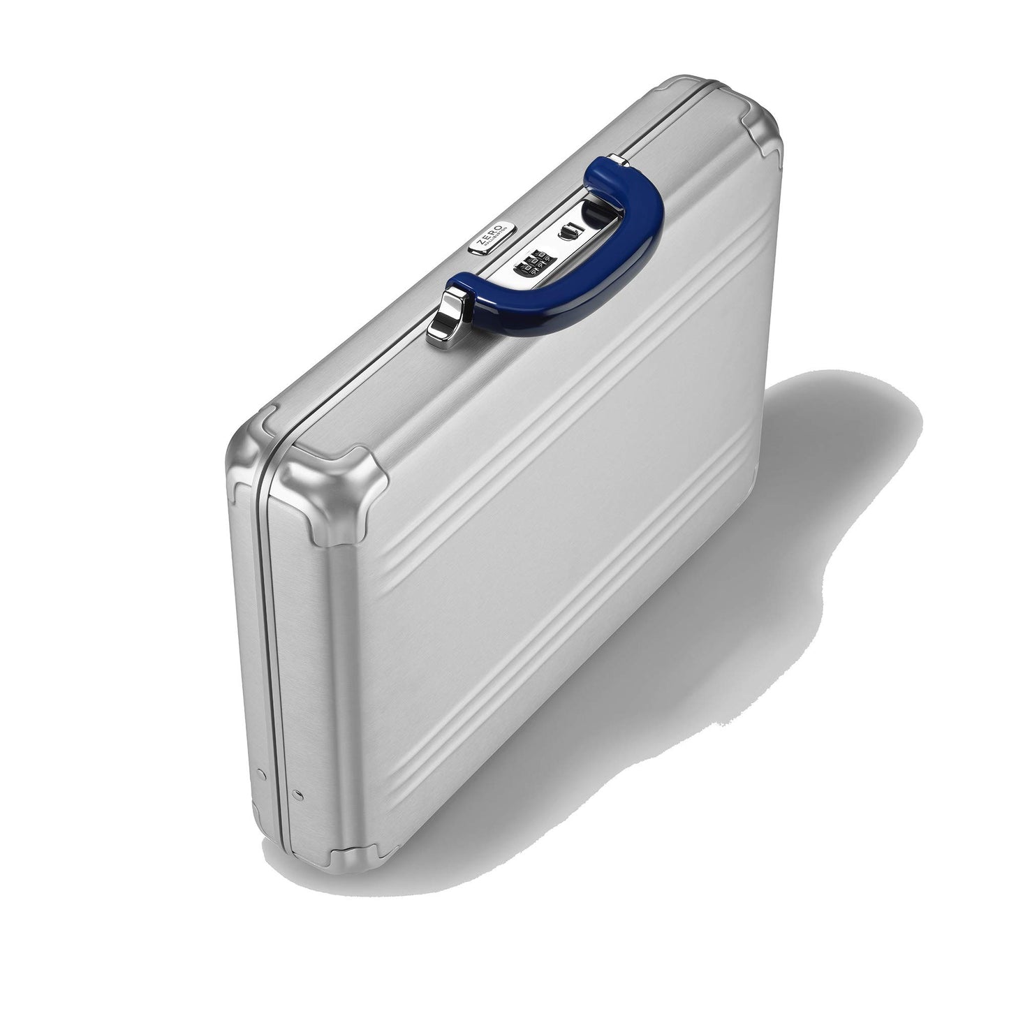 ZERO Halliburton Pursuit Aluminum Hardside Attaché (Silver, Medium Attaché)