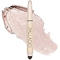 Palladio Waterproof Eyeshadow Stick with Blending Sponge, Long Lasting & Effortless Application, Smudge Free & Crease Proof Formula, Matte & Shimmer