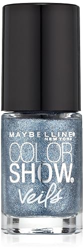 Maybelline New York Color Show Veils Nail Lacquer Top Coat, Blue Glaze, 0.23 Fluid Ounce Beauty & Personal Care MAYBELLINE