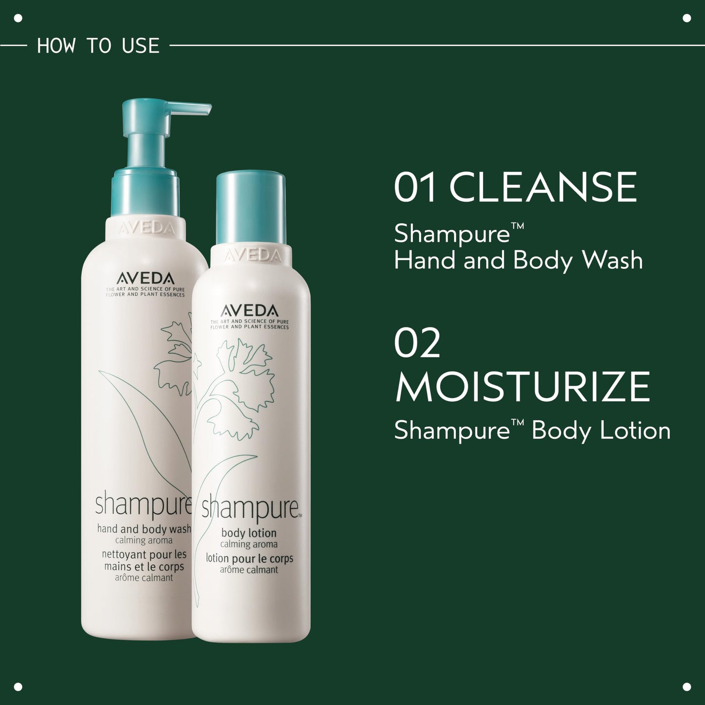 Aveda Shampure Hand & Body Wash | Liquid Hand Soap and Body Wash | with Calming Aroma of Lavender, Ylang Ylang, Petitgrain, 8.5 Fl Oz