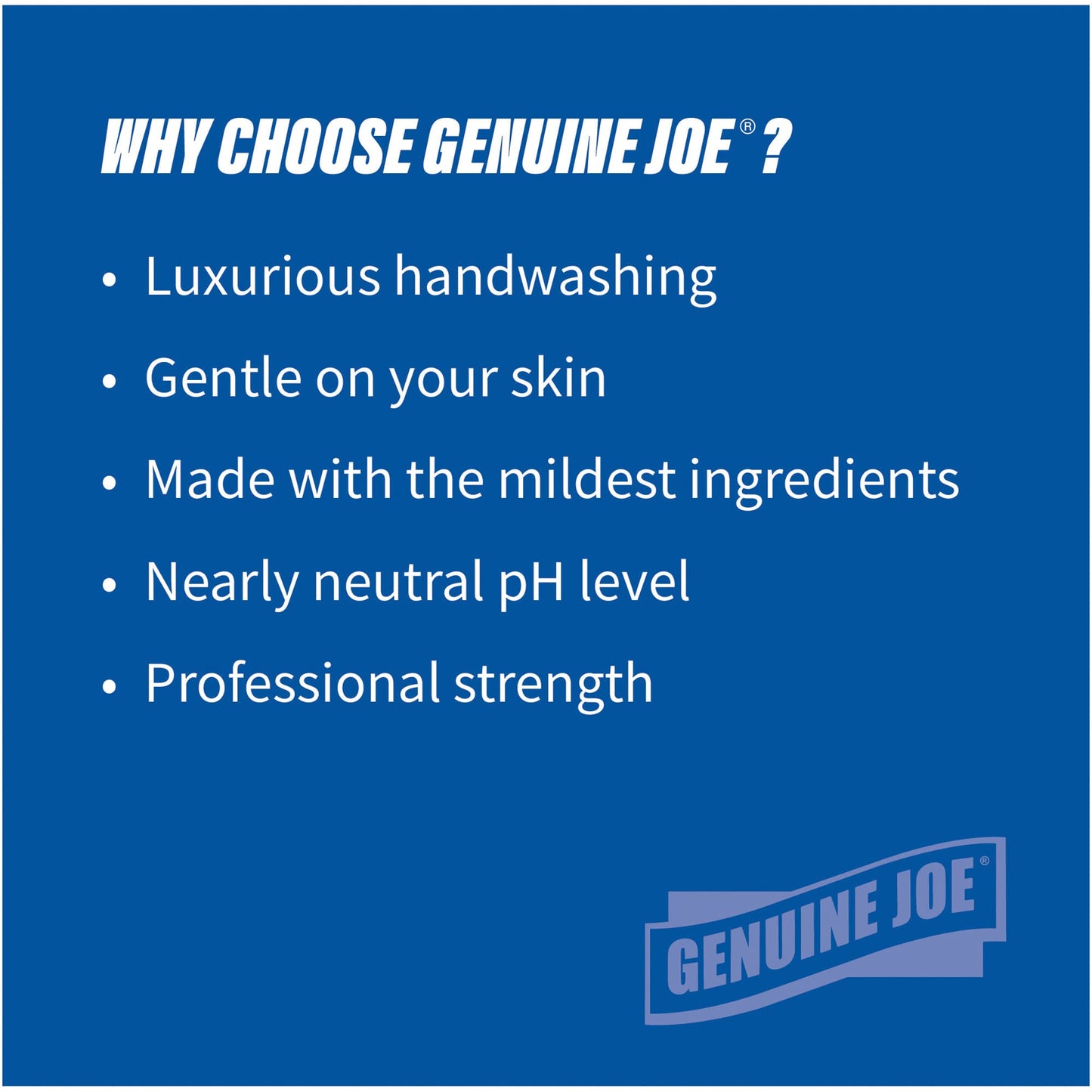 Genuine Joe Liquid Hand Soap with Skin Conditioner, 1 gallon Bottle, Pink