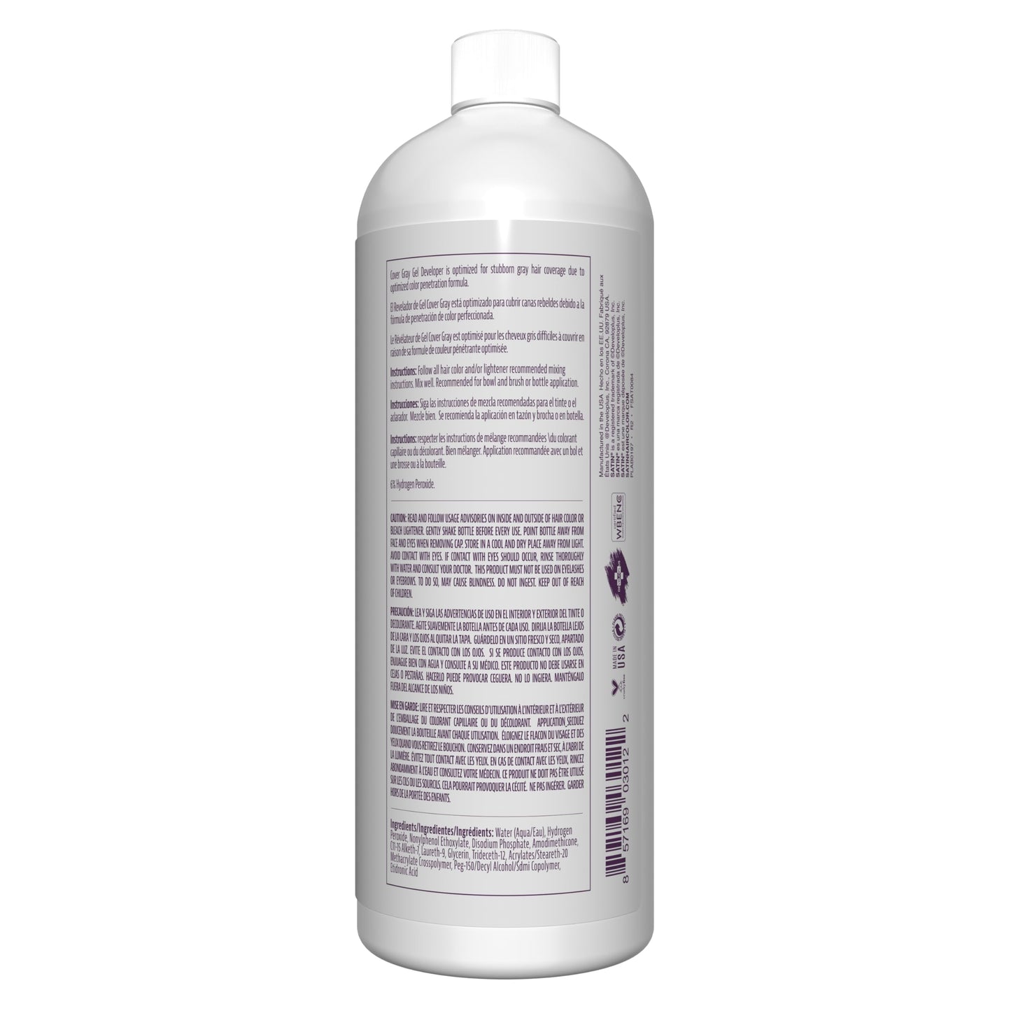 Satin | Cover Grey | Oxide Developers | 32oz.