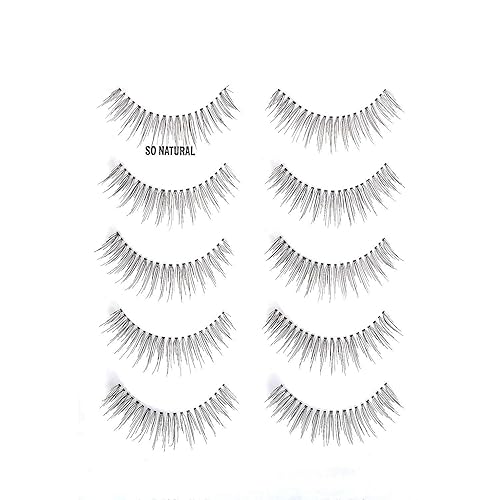 ALICE Lashes 110 Natural Hand Knotted False Eyelashes 5 Pairs Multipack