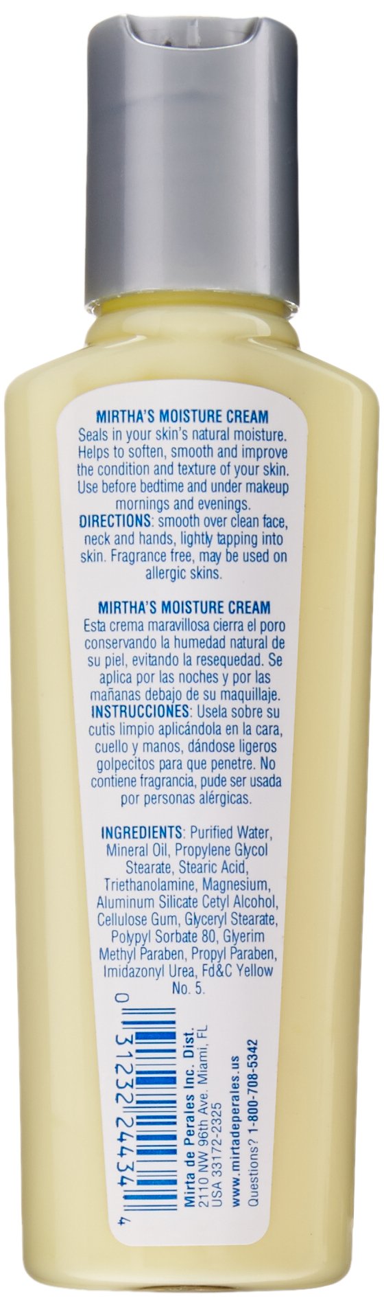 Mirta De Perales Moisture Cream 4oz Travel Size