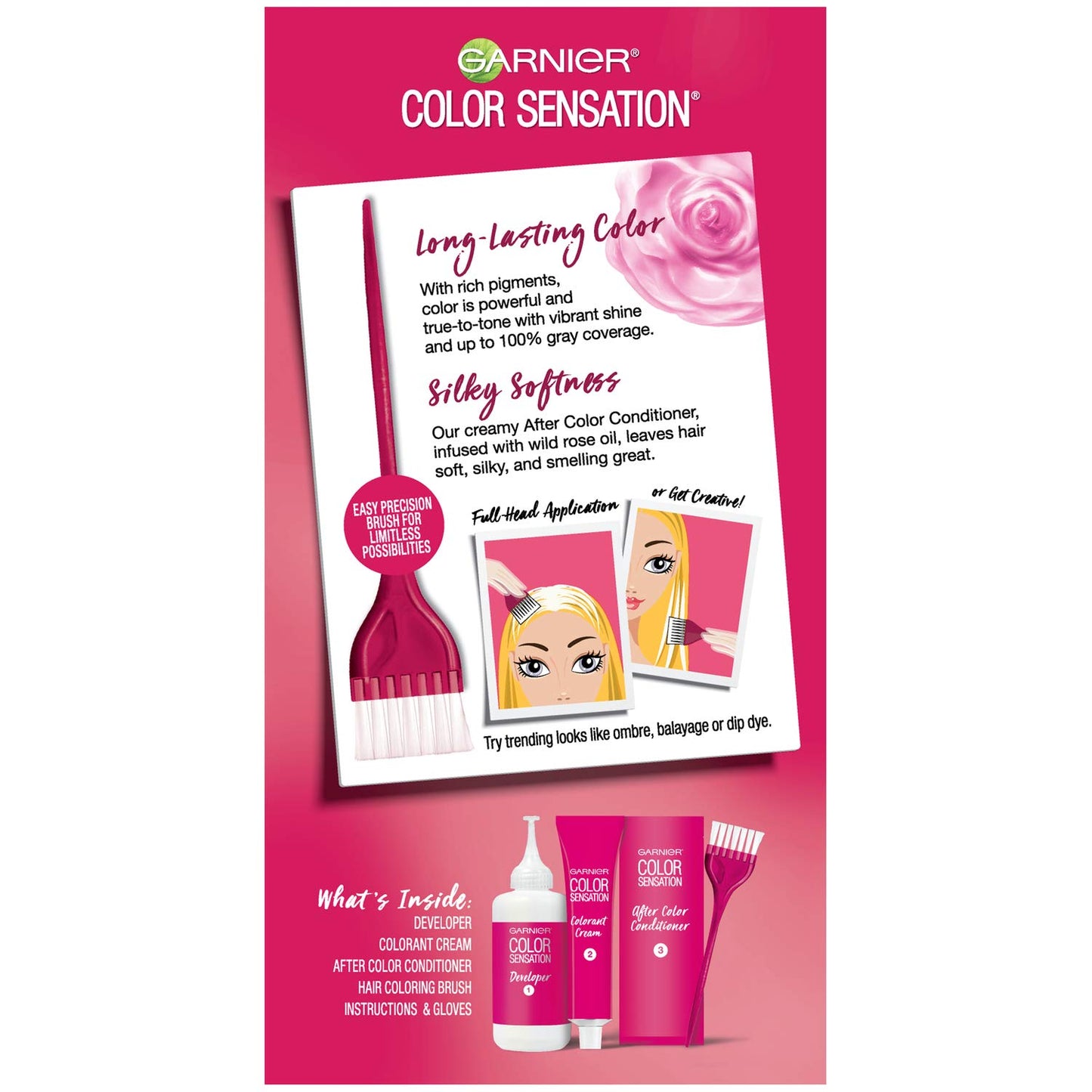 Garnier Hair Color Sensation Rich Long-Lasting Color Cream, 11.3 Extra Ligh