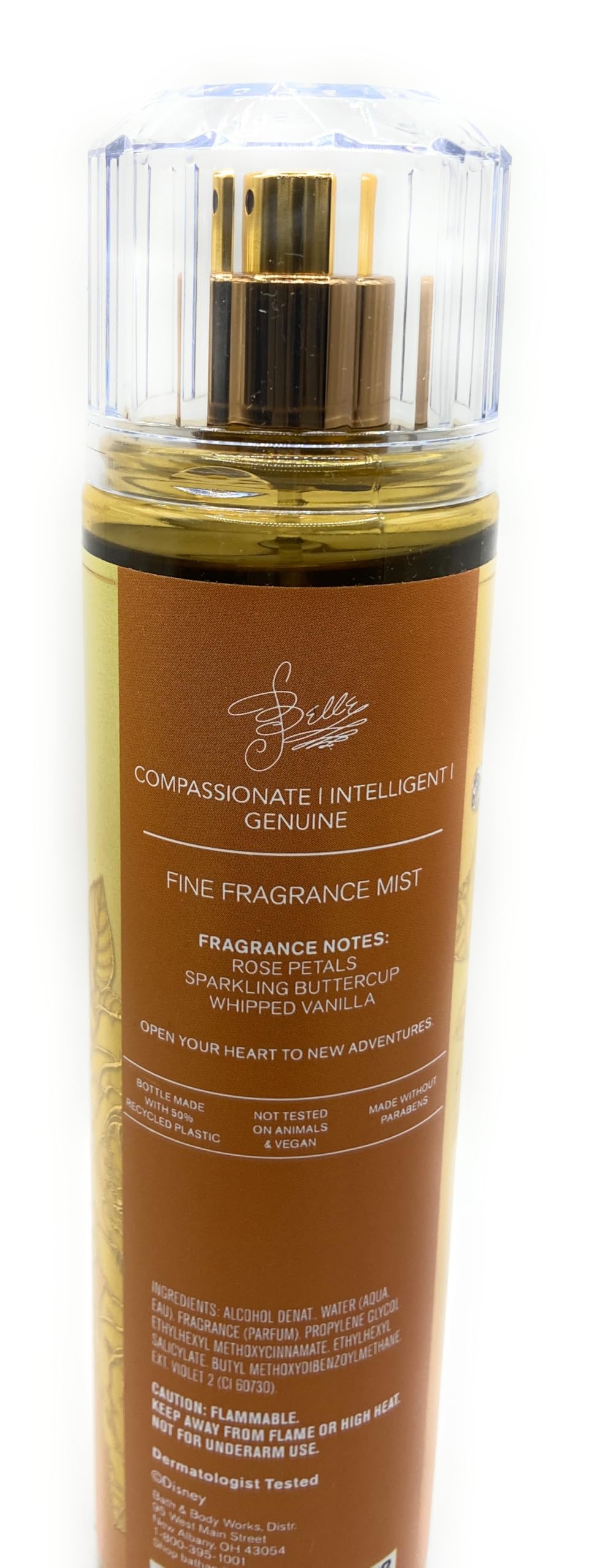 Bath and Body Works Princess Collection Belle Fine Fragrance Mist 8 Fluid Ounce Spray