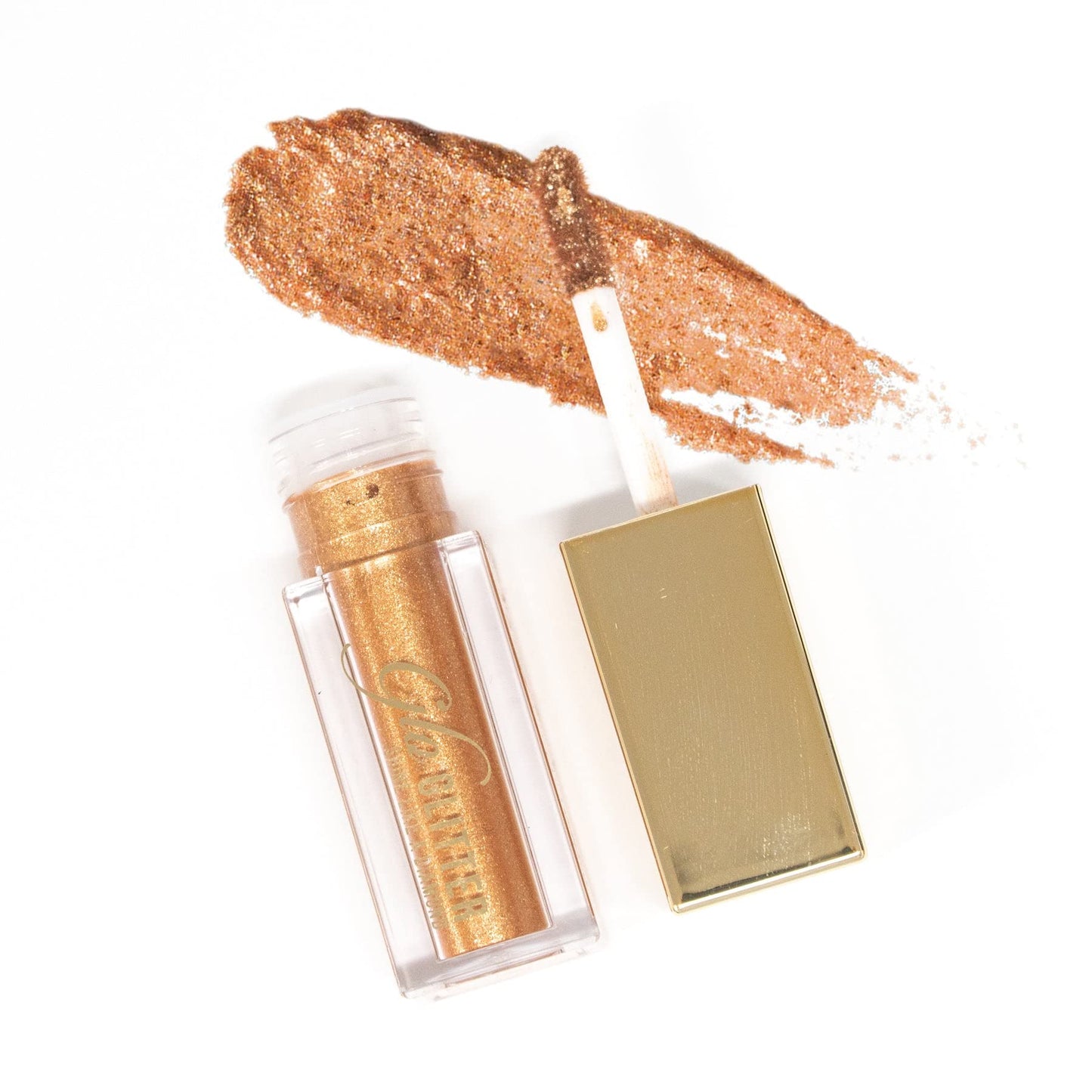 Sistar Glo Glitter Eyeshadow Ultra Glitter Rich Shine Stunning Application Day or Night Hydrating Finish (Bright Bronze)