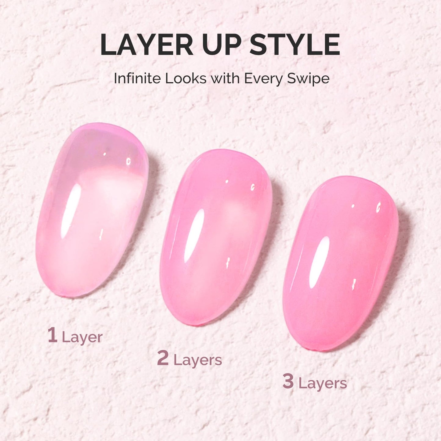 MelodySusie Jeweliver Gel Nail Polish, 0.5Fl.oz Berry Pink Gel Polish Pastel Nude Color Sheer Translucent Soak Off UV LED Light Cure Gift Nail Art Beauty and Personal Care MelodySusie