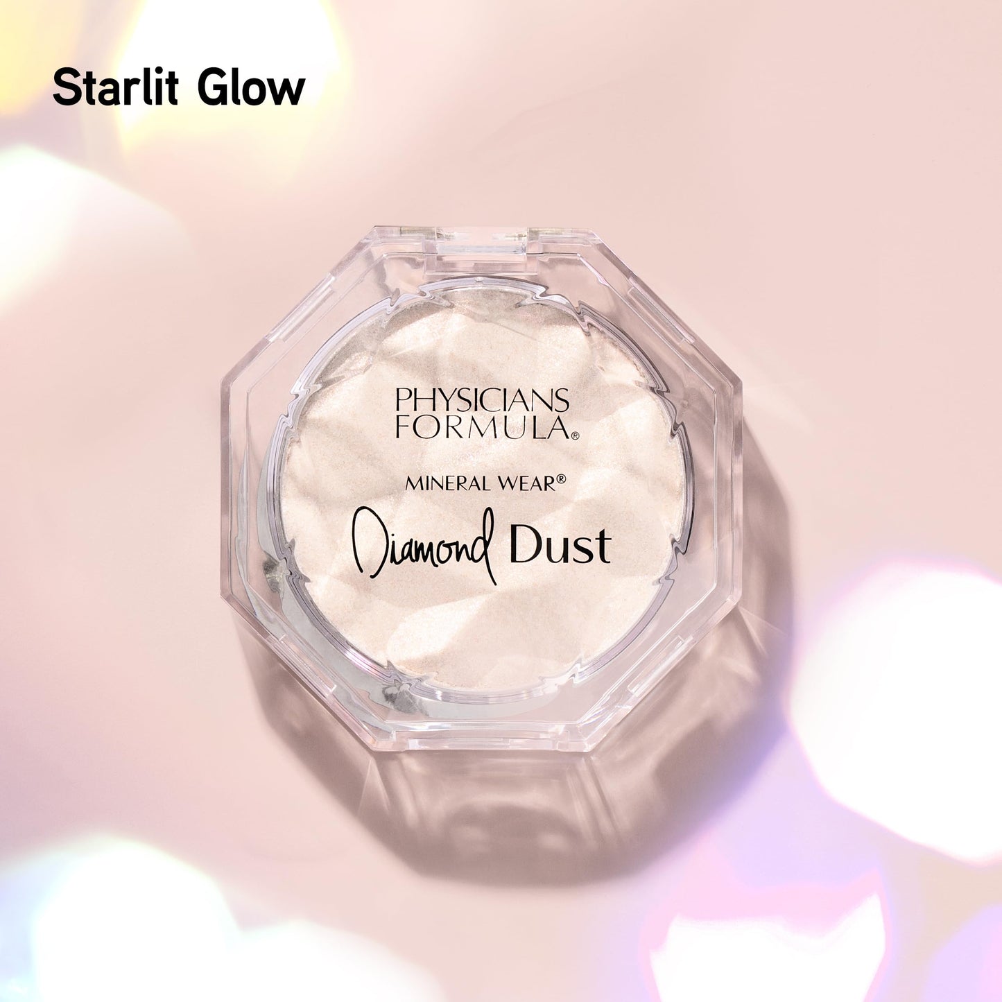 Physicians Formula Diamond Dust Mineral Powder Starlit Glow, Translucent Setting Powder Makeup, Finishing Powder For Face, Clean Beauty, Dermatologist