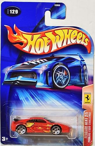 Hot Wheels 2004-129 Ferrari Heat 2/5 F355 Challenge RED 1:64 Scale 5SP Wheels