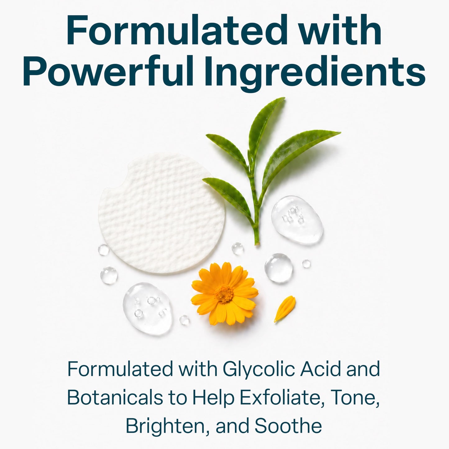 QRxLabs Glycolic Acid Pads - 20% Resurfacing Pads AHA for Face & Body - Exfoliates Skin Surface and Reduces Appearance of Fine Lines and Wrinkles Beauty and Personal Care QRxLabs