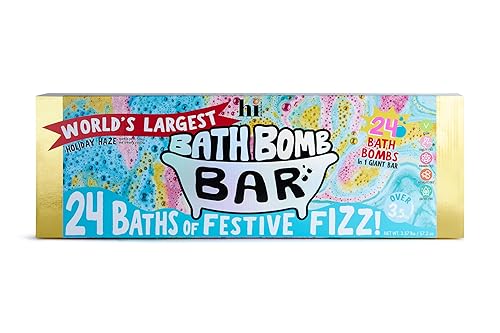 Hi Peach Layne World's Largest Bath Bomb Bar, 3.57 lb, Blue, Yellow, Pink