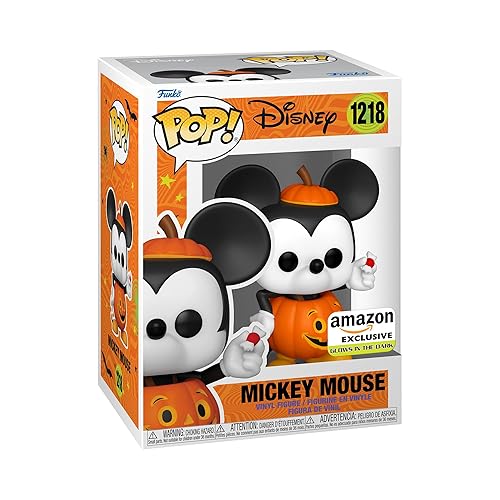 Funko POP! Disney: Mickey Mouse Trick or Treat - Glow in The Dark - Collectable Vinyl Figure - Gift Idea - Official Merchandise - for Kids & Adults…