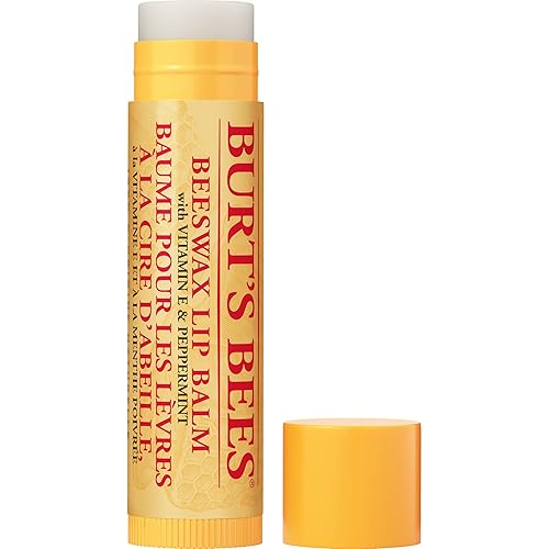 Burt's Bees Beeswax Lip Balm with Vitamin E & Peppermint, 0.15 Oz