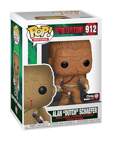 Funko Pop! Predator Alan Dutch Shaefer Final Scene Muddy Exclusive