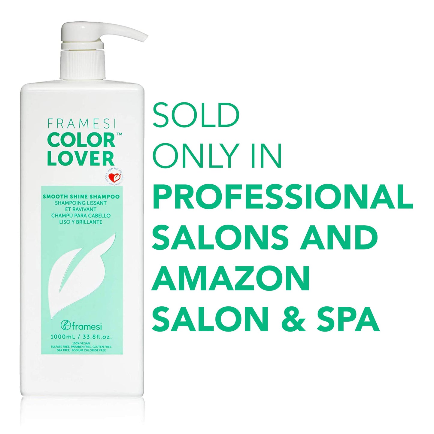 FRAMESI Color Lover, Smooth Shine Shampoo, 33.8 fl oz