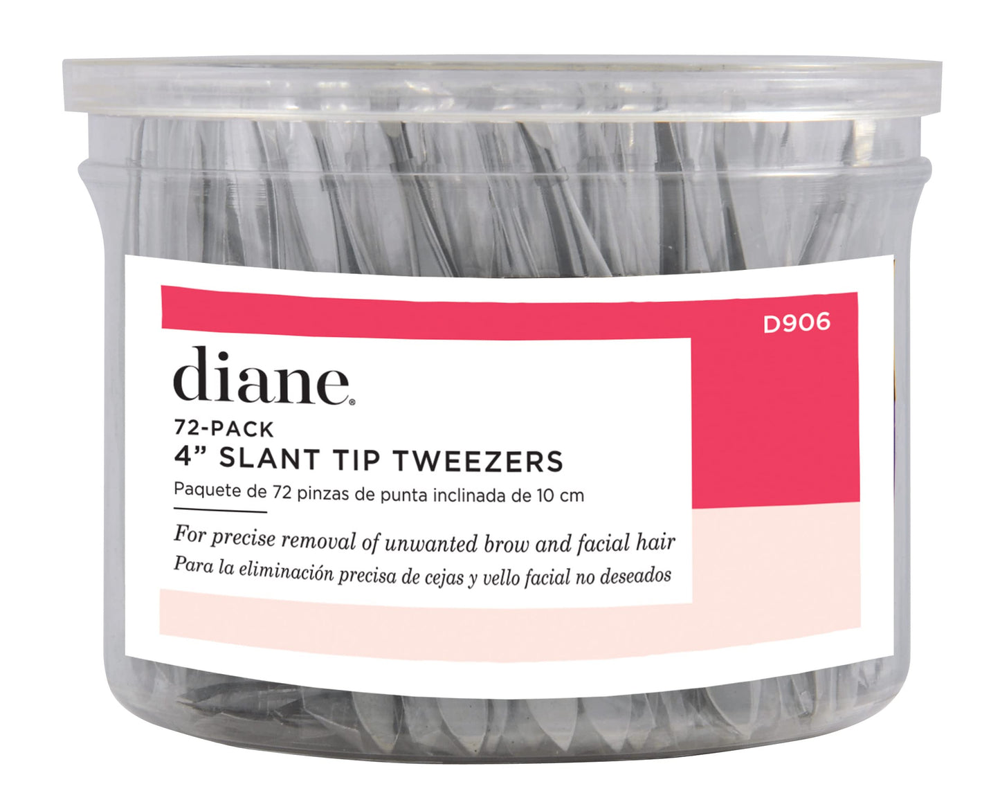 Diane D906 Slant Tweezer - 72 Pack Bin Beauty and Personal Care Diane