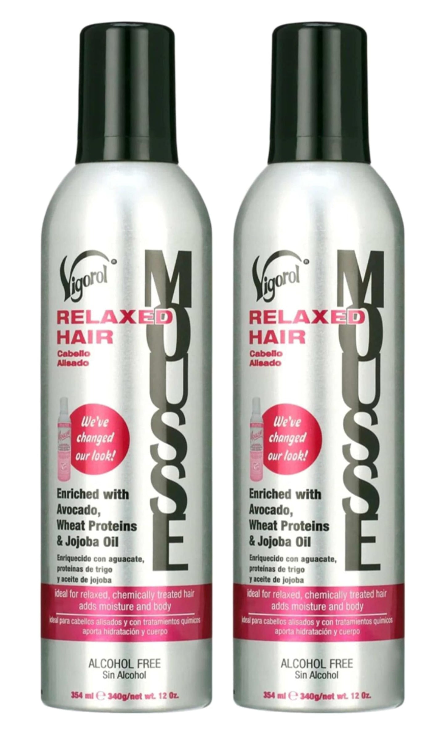 Vigorol Mousse - Relaxed 12 oz. (Pack of 2)