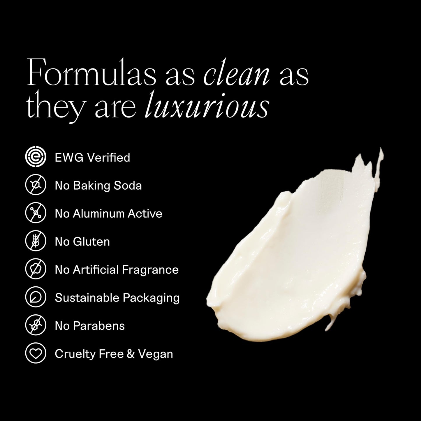 Each & Every Aluminum Free Deodorant for Women & Men, Rose & Vanilla - All Natural Deodorant for Sensitive Skin, EWG Verified - Clean, Baking