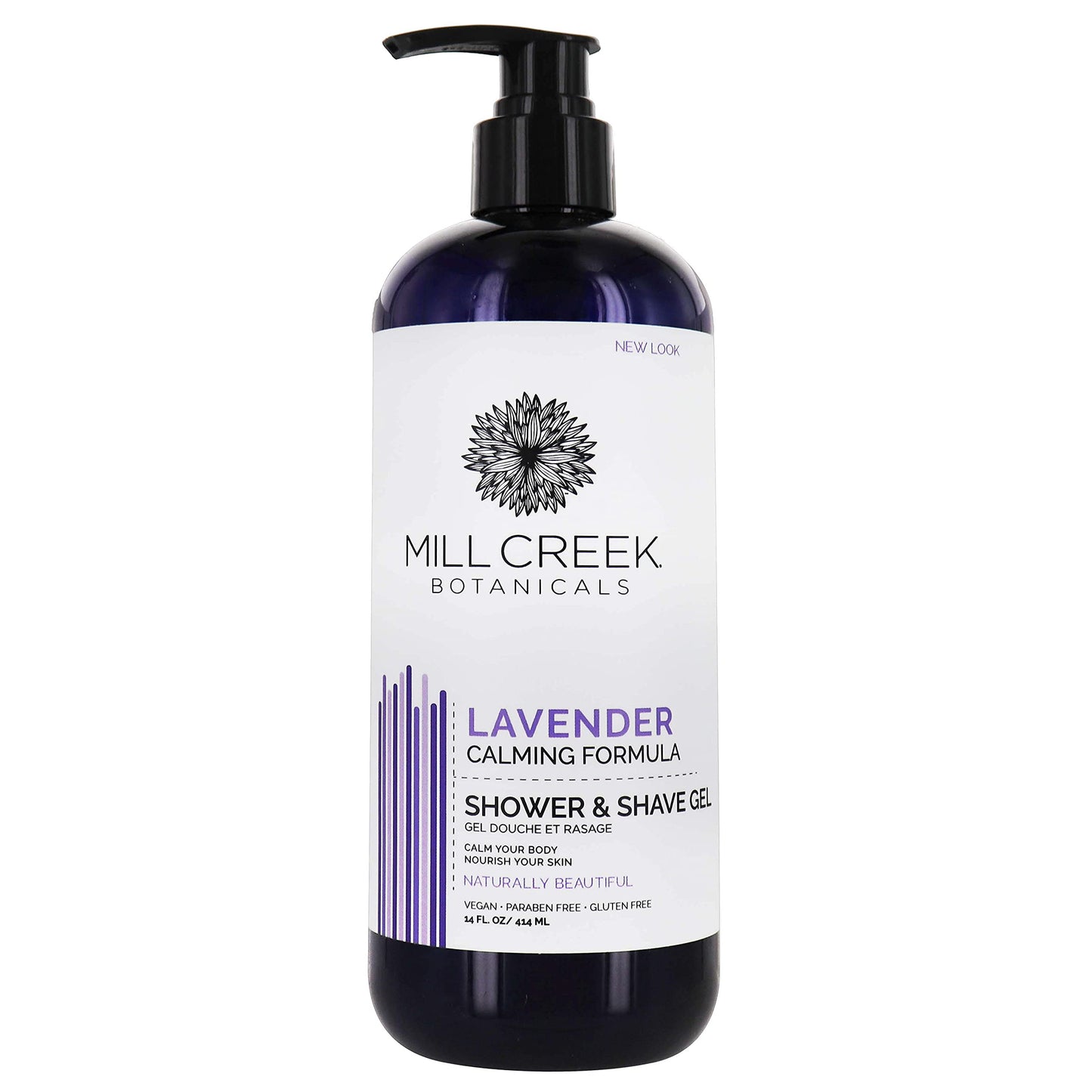 Mill Creek Lavender 2-In-1 Shower & Shave Gel, Parabens Free, 14 Fluid Ounces (Pack Of 3)