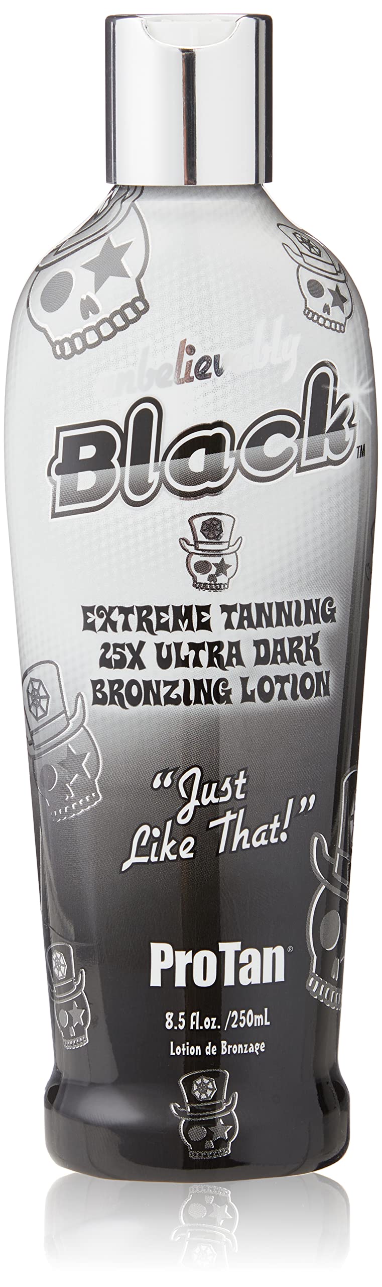 Pro Tan Unbelievably Black Extreme Tanning 25X Ultra Dark Bronzing Lotion 250ml