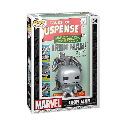 Funko POP! Comic Cover: Marvel - Tales of Suspense #39, Iron Man - Marvel Comics - Collectable Vinyl Figure - Gift Idea - Official Merchandise…