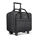 Solo New York Rolling Case with Wheels - Roller Laptop Bag, Wheeled Briefcase for Women & Men, Carry On Size for Travel, Fits 15.6" Computer