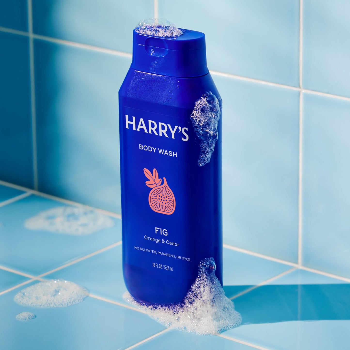 Harry's Men's Body Wash - Fig - (3 Pack) 18 fl oz - Shower Gel for Men - No Parabens, Sulfates, or Dyes