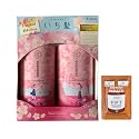 Limited Edition Ichikami Sakura & Cherry Blossom Shampoo and Conditioner Set, 2 Pieces, Pink and White