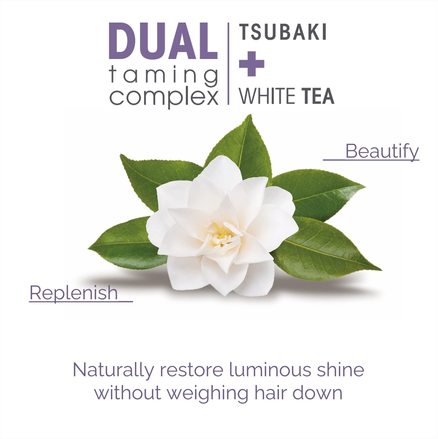 Giovanni 2chic Ultra-Shine Anti-Frizz Smoothing Hair Serum, 2.75 oz - All Hair Types, Dual Taming Complex of Tsubaki Seed Oil & White Tea, Detangles