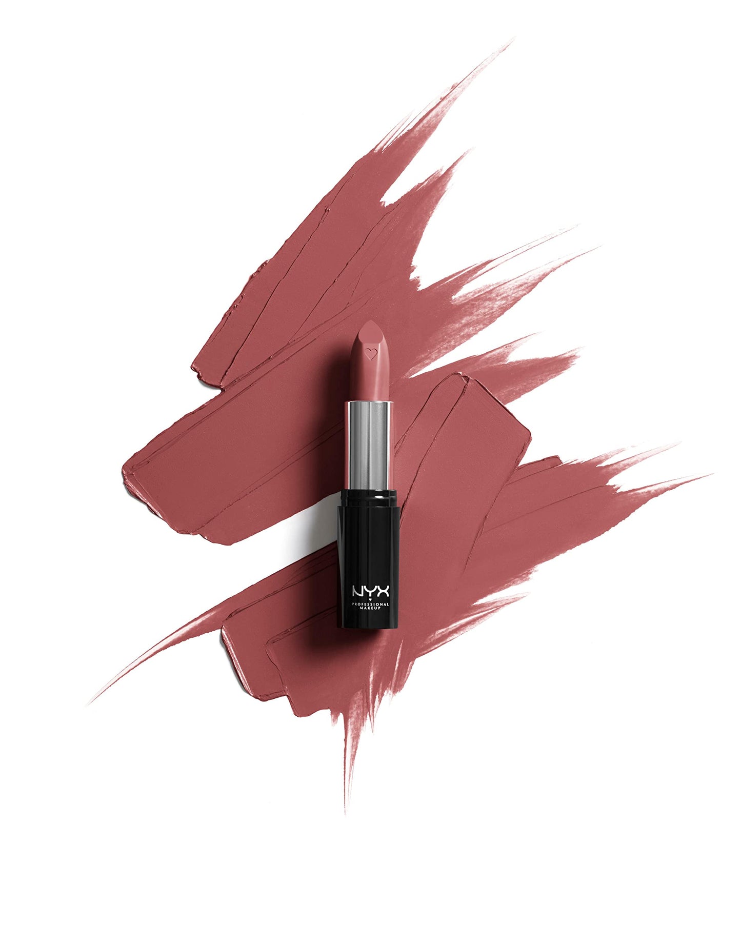 NYX PROFESSIONAL MAKEUP Shout Loud Satin Lipstick, Infused With Shea Butter - Chic (Rosey Nude)