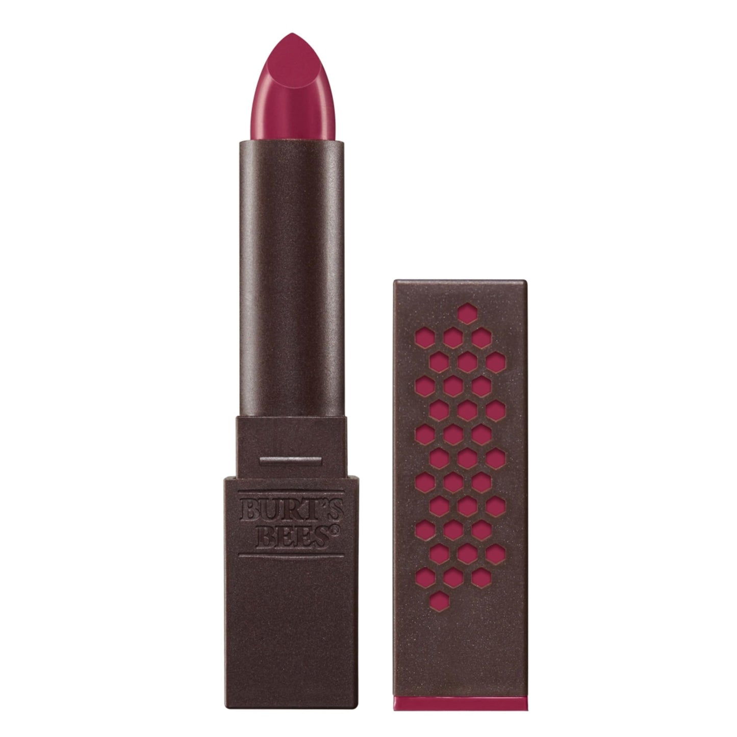 Burts Bees 100% Natural Moisturizing Lipstick, Wine Wave, 1 Tube
