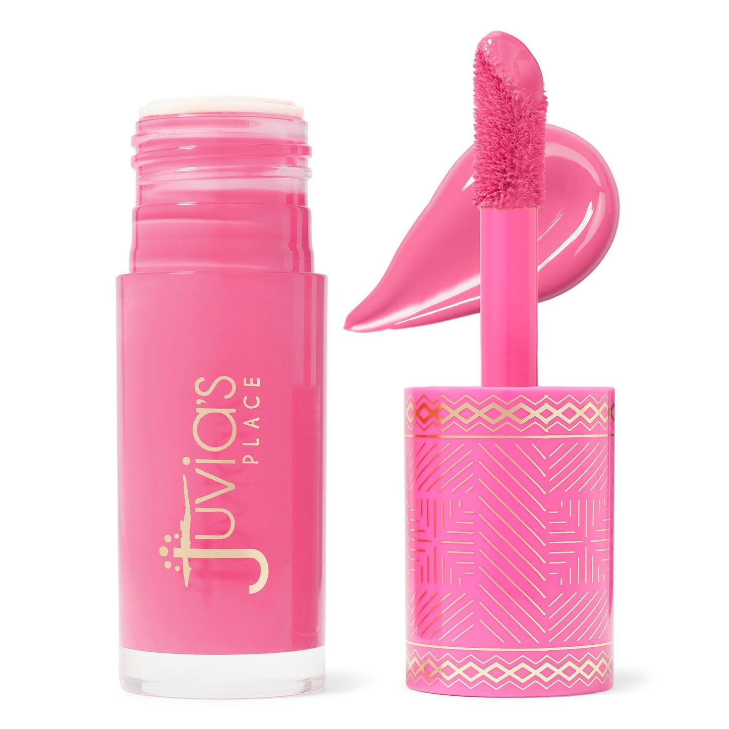 Juvia's Place Blushed Liquid Blush PinkLady - Dewy Tint Cheeks Makeup Glow Pigment Effortless Beauty Long Lasting Cosmetics Soft Creamy Natural