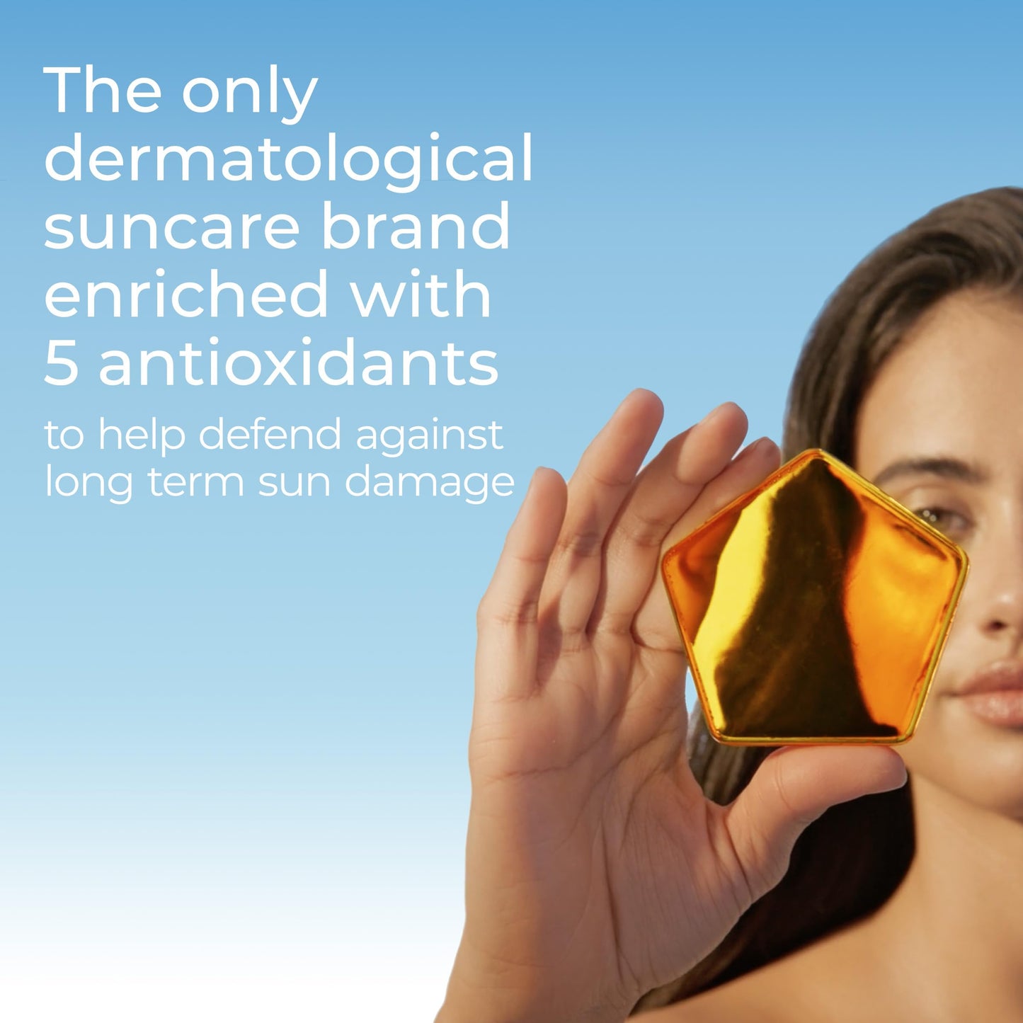 Eucerin Sun Advanced Hydration Ultra-Lightweight Face Sunscreen SPF 50 with Hyaluronic Acid & Humectants, Hydrating Sunscreen for Face, Non