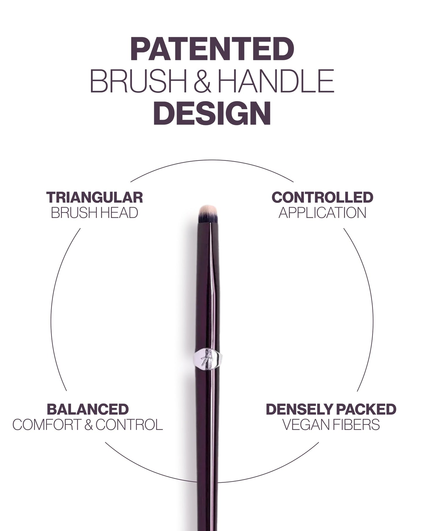 Anisa Beauty Eye Pinnacle Detail Brush | Precision Brush for Eyeshadow, Eyeliner, and Brow Definition | Soft, Synthetic Fibers for Blending Concealer
