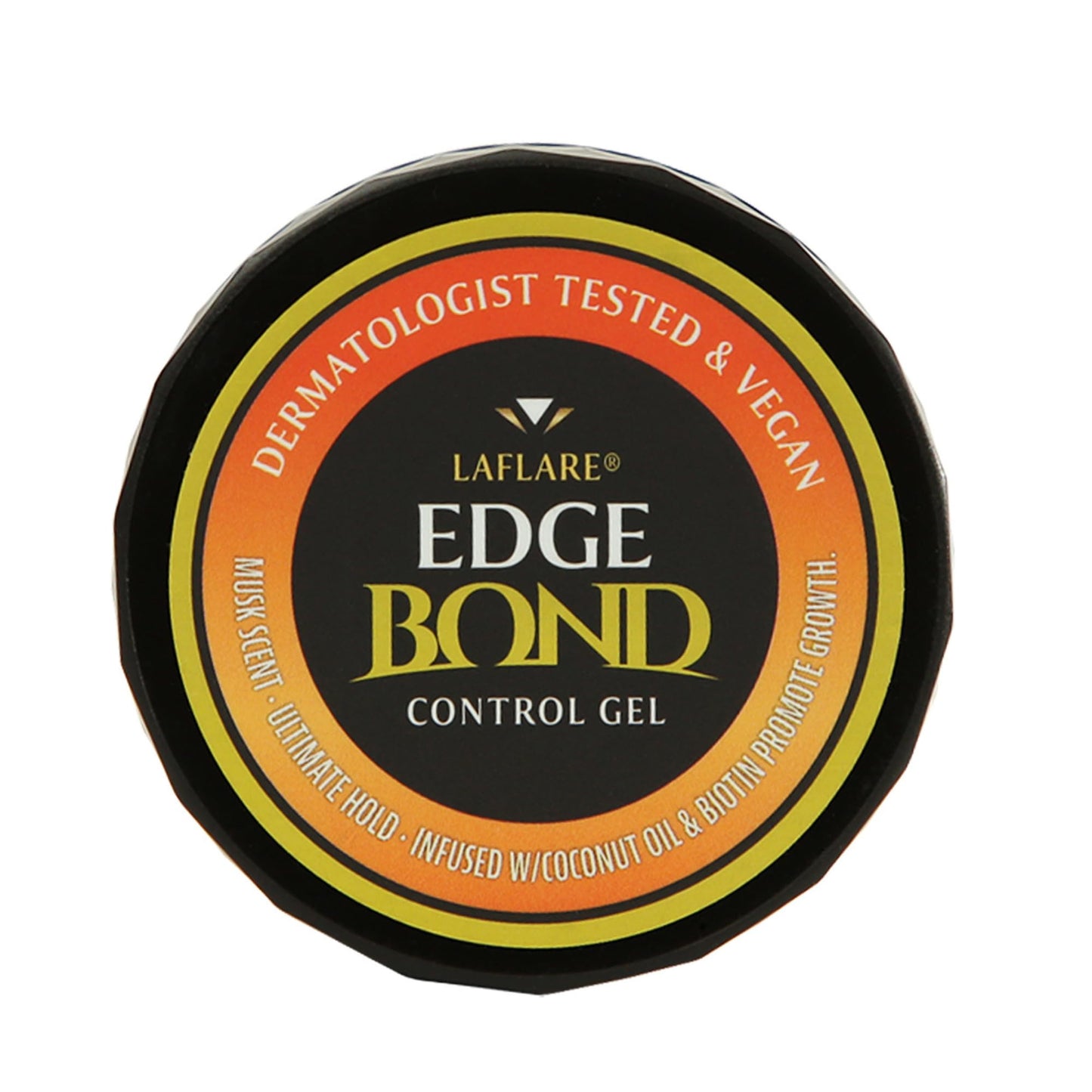 Laflare Edge Control for Black Hair, Natural Hair and Curly Hair. Eco Styling Gel Travel Size 25ml, Edge Wax for Man & Woman (Musk)