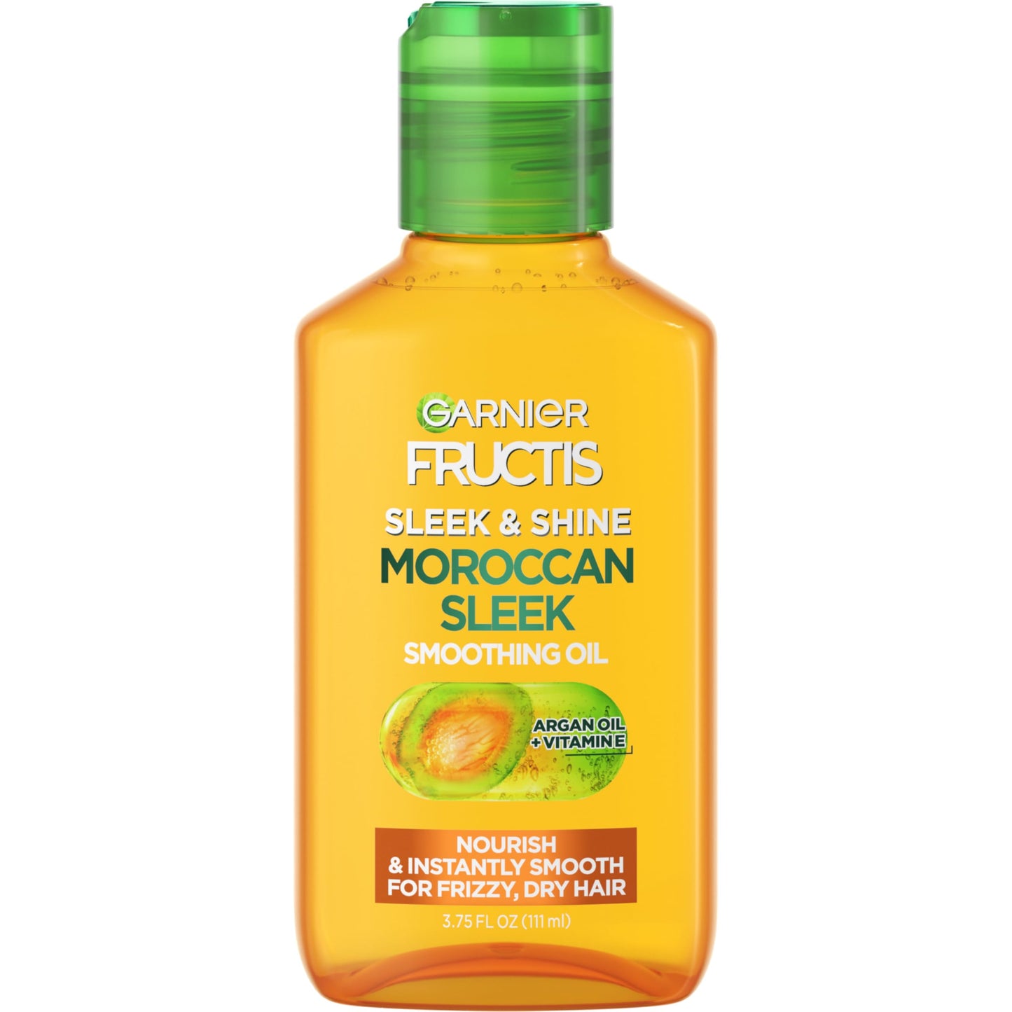 Garnier Fructis Sleek & Shine Moroccan Sleek Smoothing Oil for Frizzy, Dry Hair, Argan Oil, 3.75 Fl Oz, 1 Count (Packaging May Vary) Beauty and Personal Care Garnier