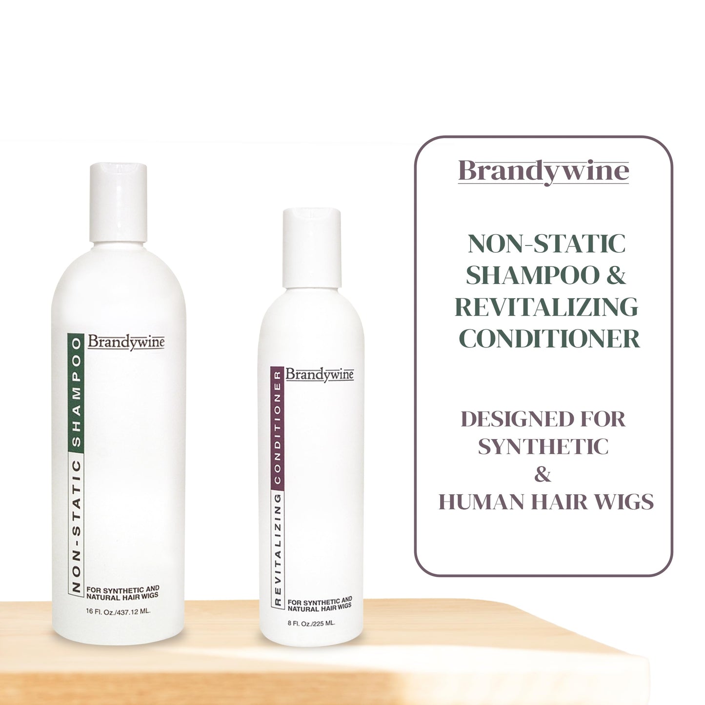 Natural & Synthetic Hair Kit, Shampoo and Conditioner Set, Value Pack Hair Care