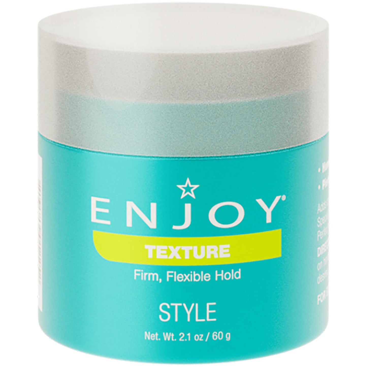 Enjoy Texture, Strong Enduring Hold Styling Wax for Separation and Definition, Versatile Professional Control for All Hair Types, 2.0 Oz
