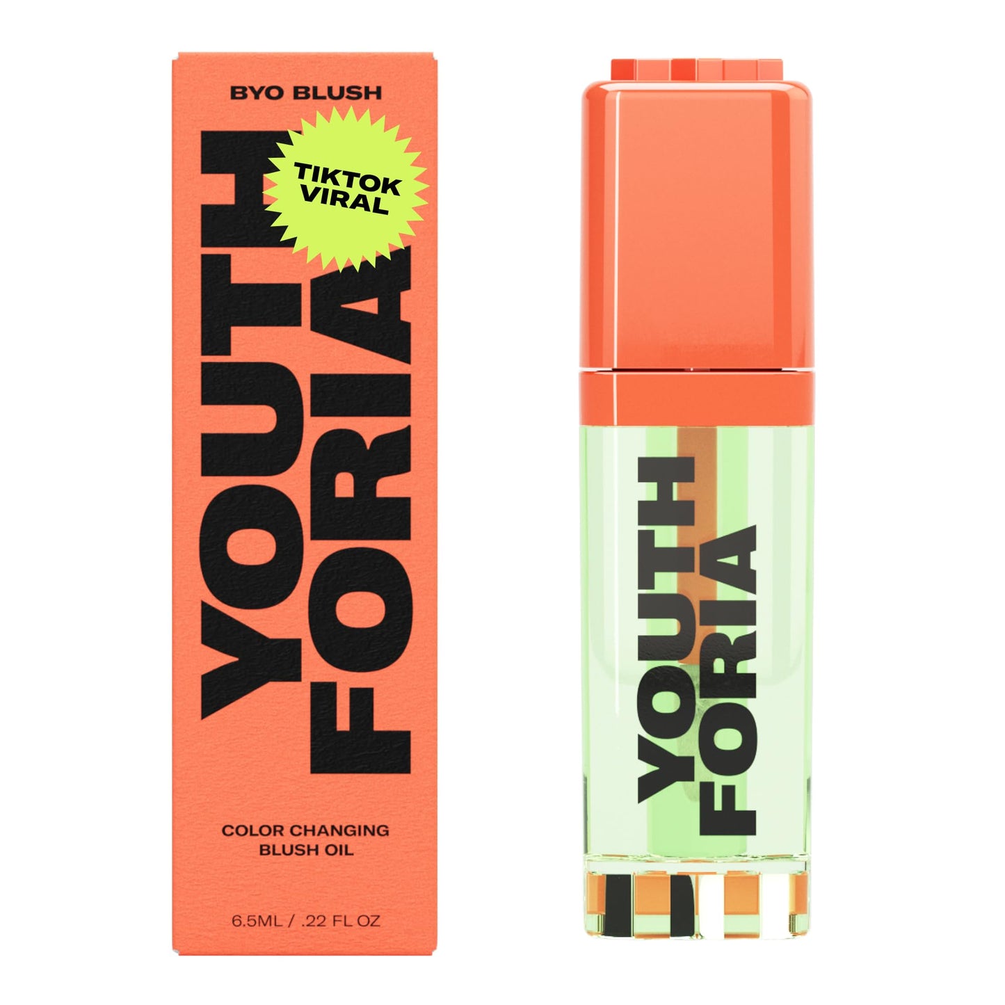 Youthforia BYO Blush, Color Changing Blush Oil, Reacts To Skin’s Natural pH For Your Instant Perfect Shade, Blendable Formula, Vegan & Cruelty-Free
